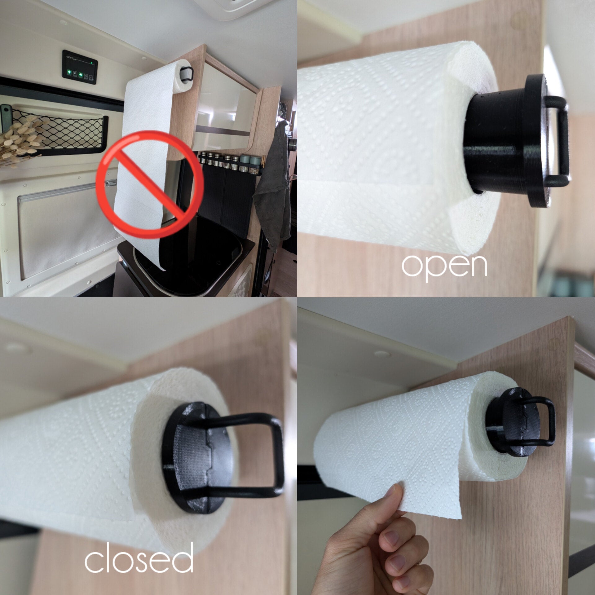 Küchenrollen ZEWA Stopper für Wandhalter 3D Druck –